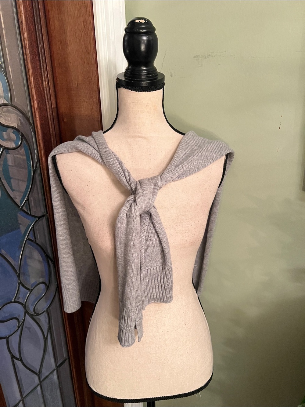 10 Crosby Derek Lam Light Gray Knit Shrug